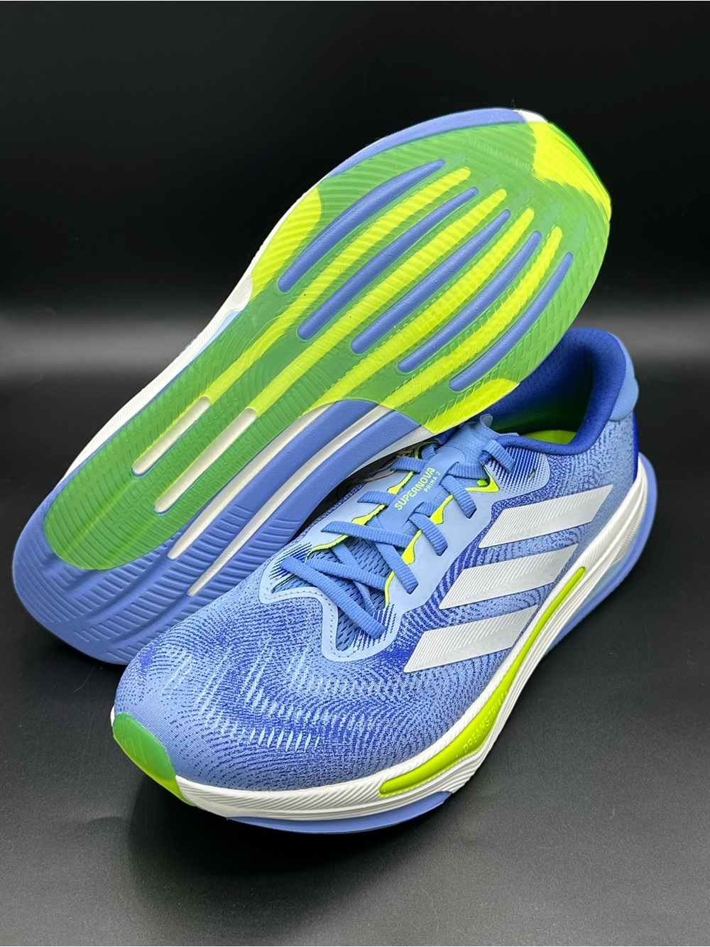 Adidas Supernova Prima 2 M Men's Running Shoes Blue White Green Mens Size 11